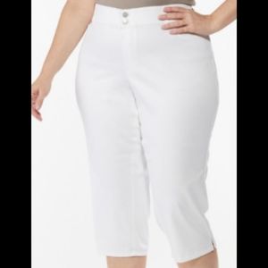 Cato's cropped pants#cutout hem